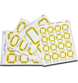 KISS Bullet Hole Scales Starter Kit (100 Sheet Bundle) BHS-Starter